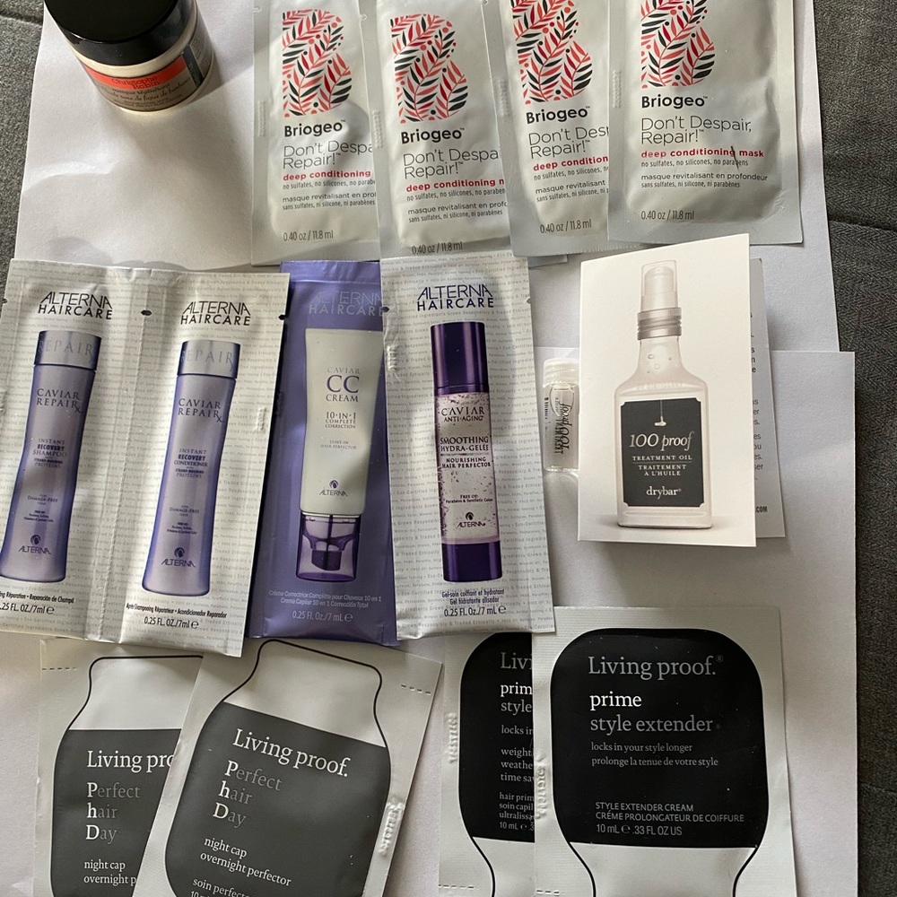 Hair Care Sample and Trial sizes